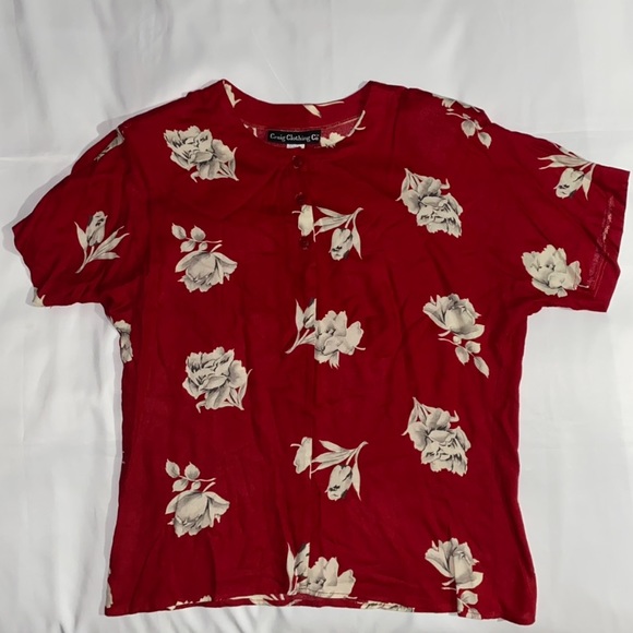 Craig Clothing Co Floral Print Shoulder Blouse & Flowy Midi Skirt Set - Picture 5 of 10